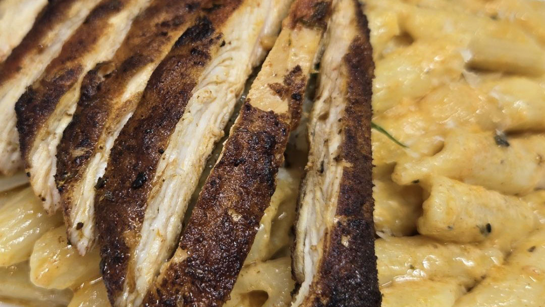Cajun Alfredo With Cajun Chicken